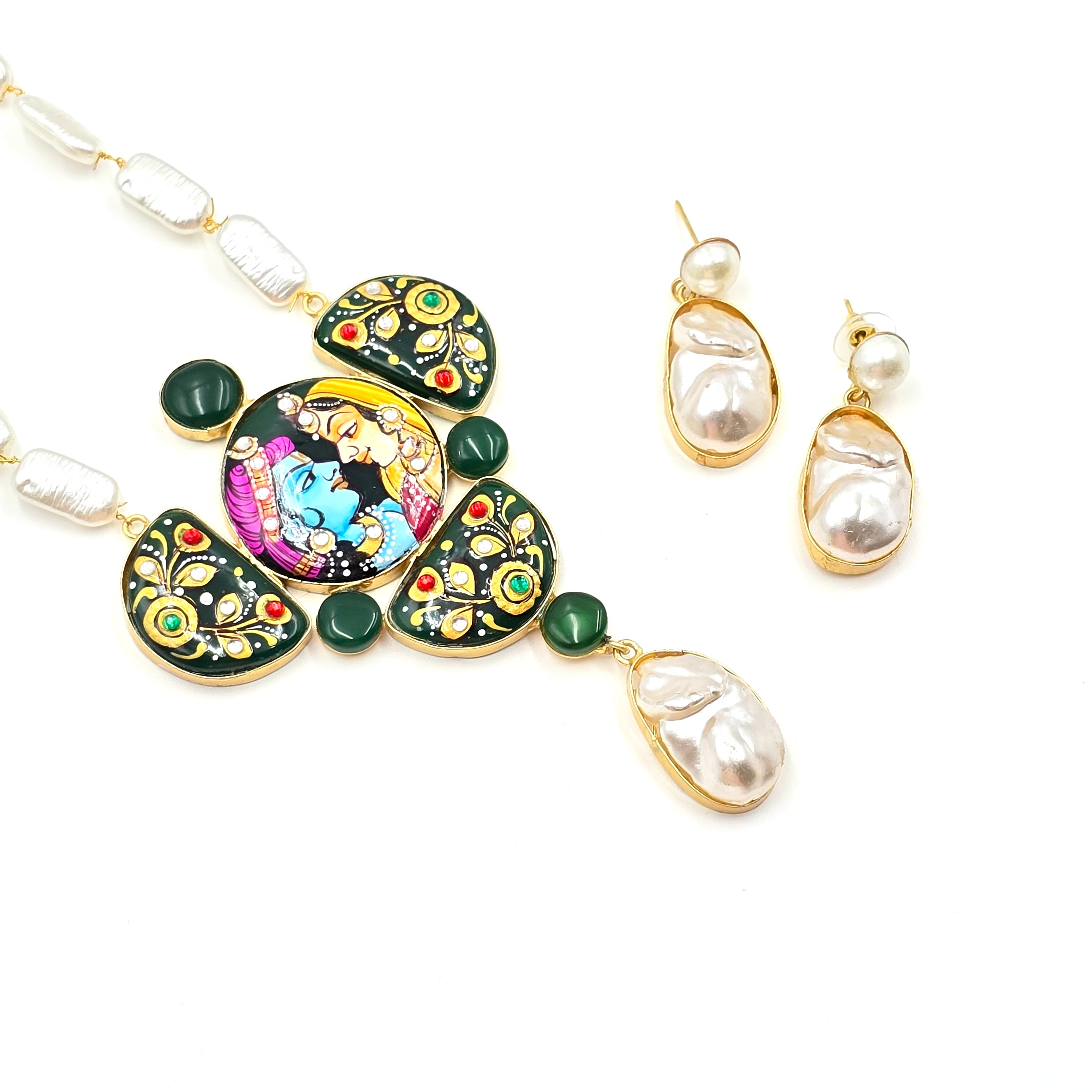 Radha - Krishan Necklace Set