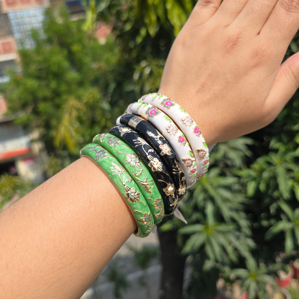 Vintage Enamel Single Bangle