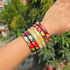 Vintage Enamel Single Bangle