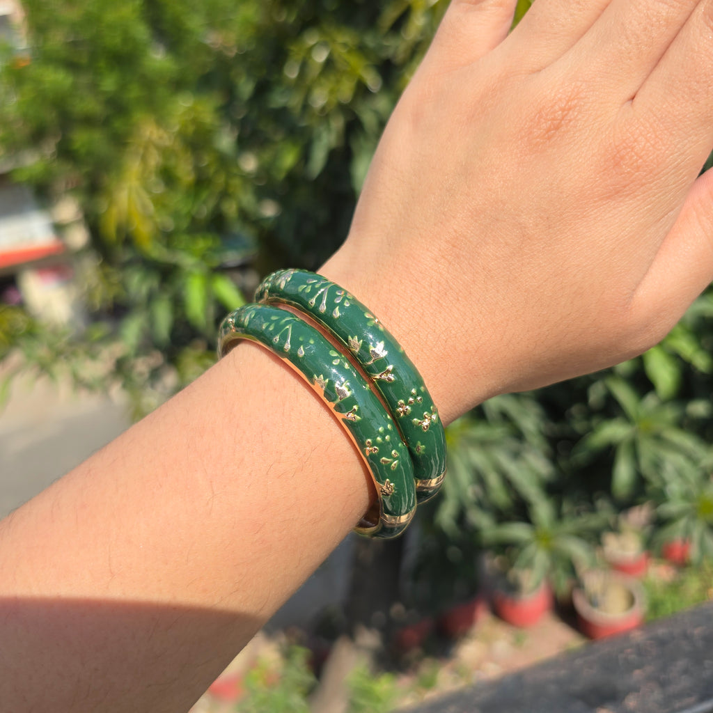 Vintage Enamel Single Bangle