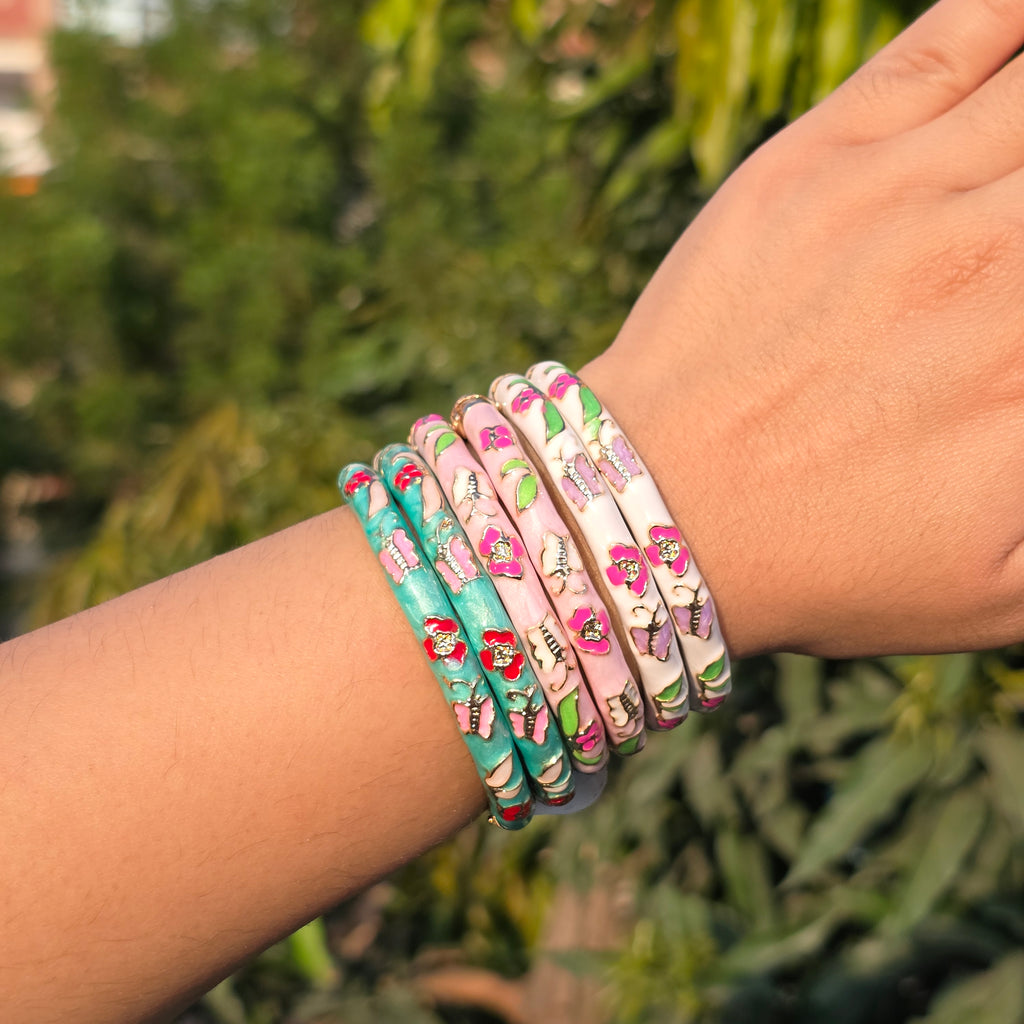 Vintage Enamel Single Bangle