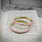 Vintage Enamel Bangle - Pair of 2