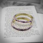 Vintage Enamel Bangle - Pair of 2