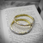 Vintage Enamel Bangle - Pair of 2