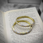 Vintage Enamel Bangle - Pair of 2