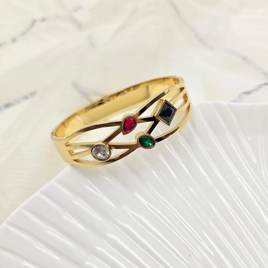 Multicolor Stones Studded Bracelet