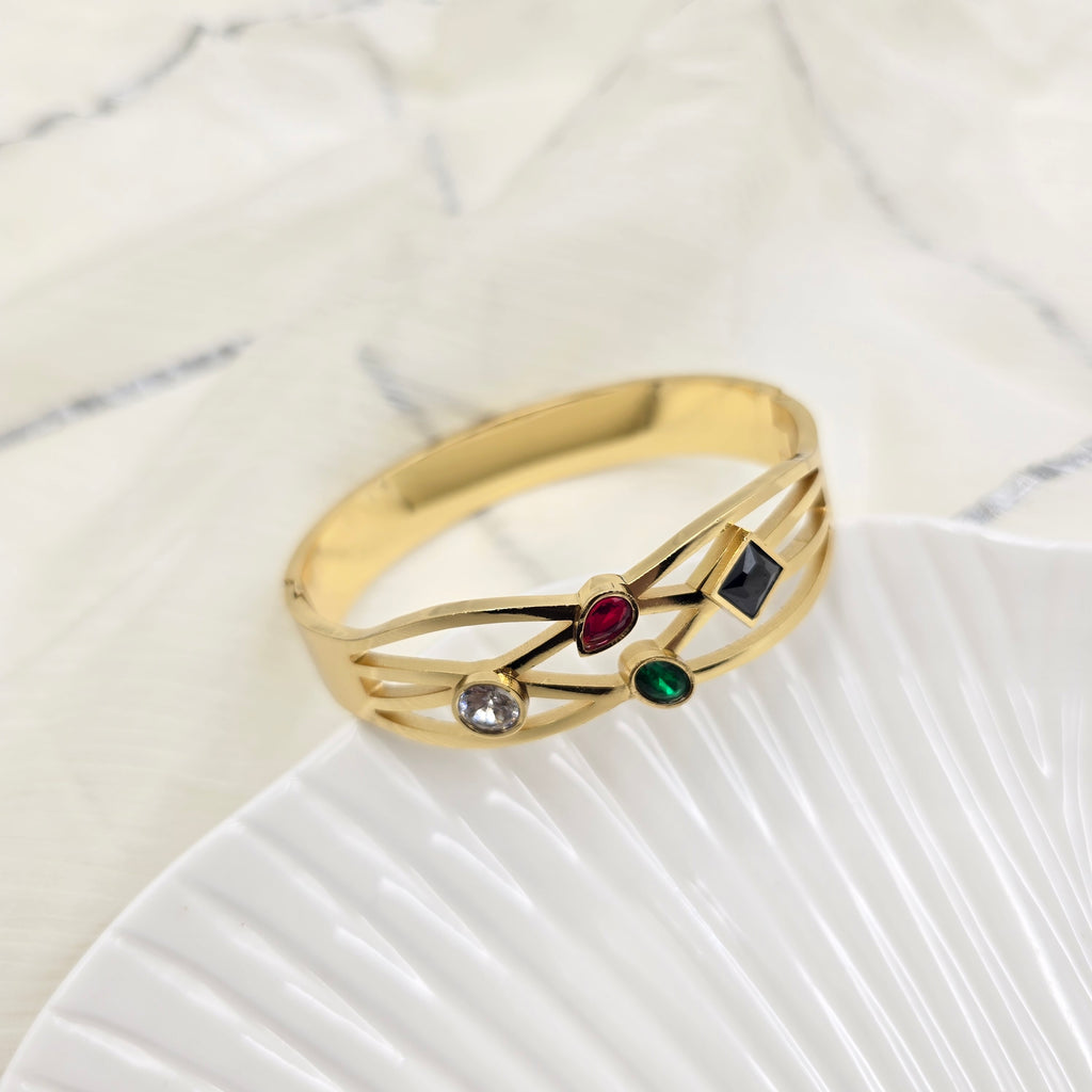 Multicolor Stones Studded Bracelet