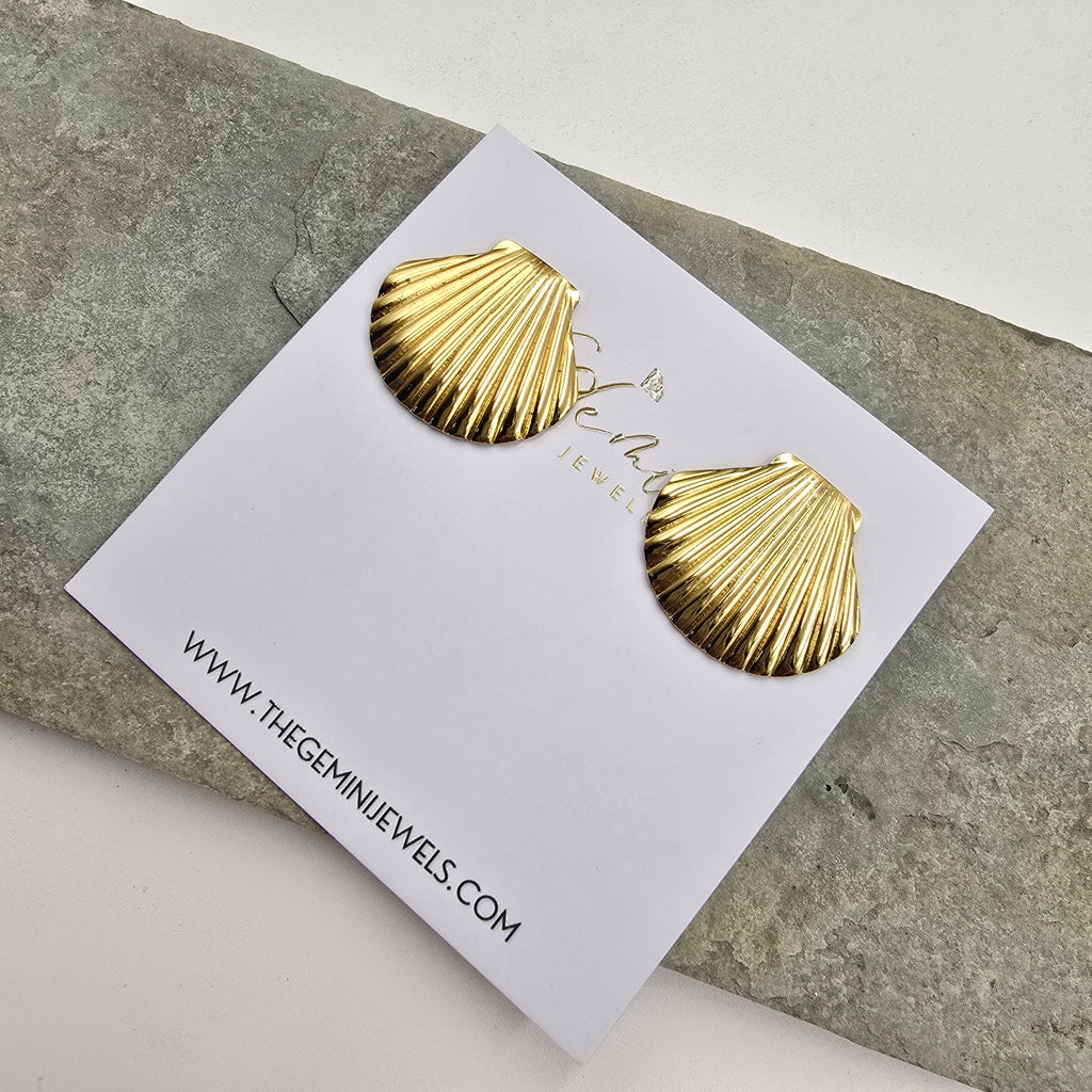 Seashell Studs