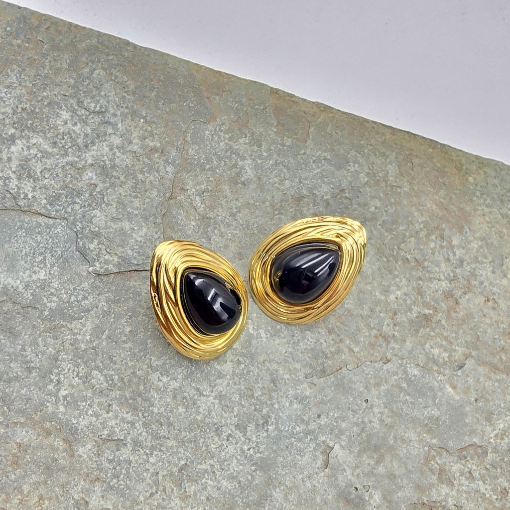 Black Drop Studs