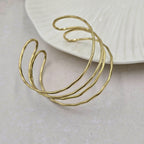 Four Layered Brass Bracelet Adjustable (Anti Tarnish)