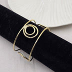 Linked Loop Brass Bracelet Adjustable (Anti Tarnish)