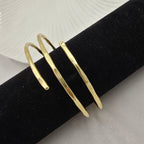 Spiral Brass Bracelet Adjustable (Anti Tarnish)