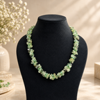 Uncut Semi-precious Stones Necklace