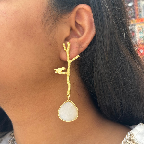 Bird on Tree Danglers