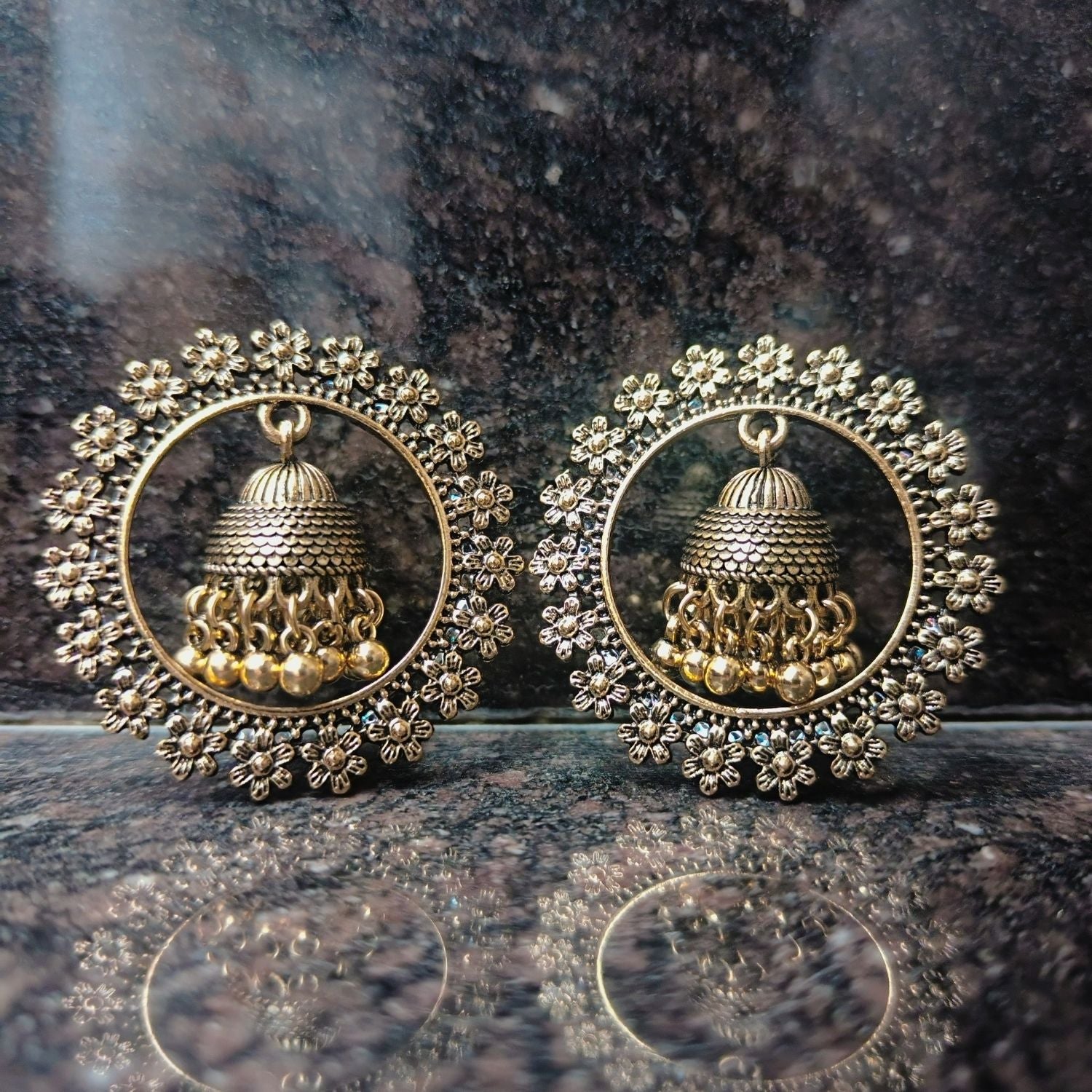 Circular Temple Style Studs