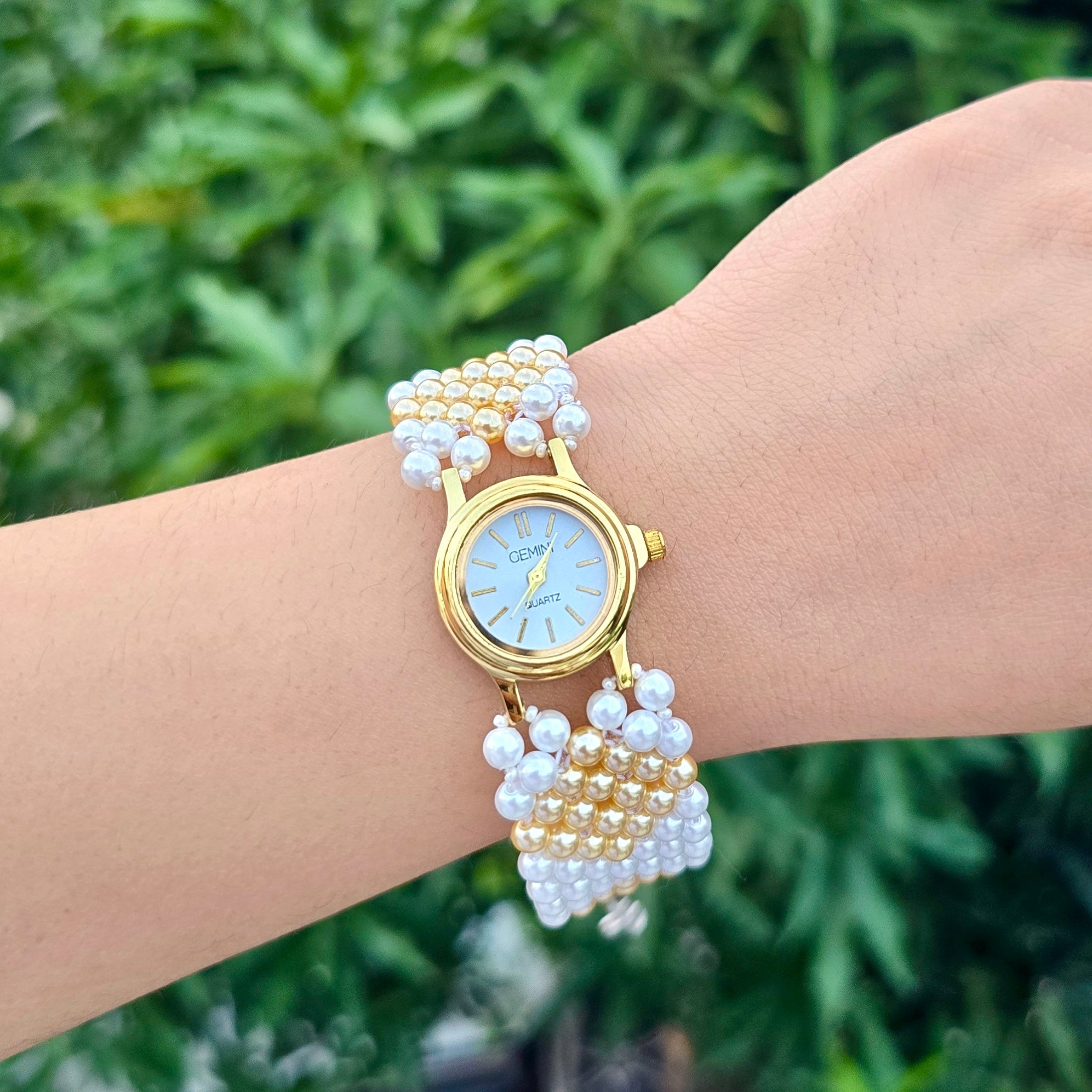 Pearls Beaded Watch