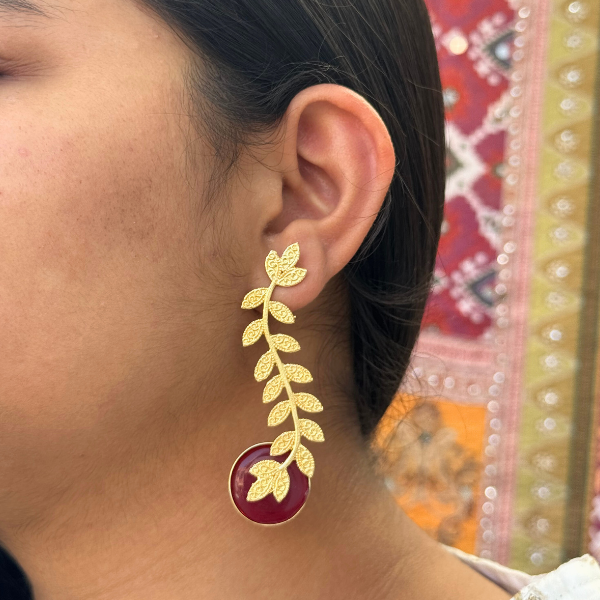 Twirl Leaves Danglers