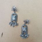 Silver Plated Beads Earrings