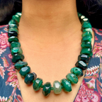 Semi Precious Green Stones Mala