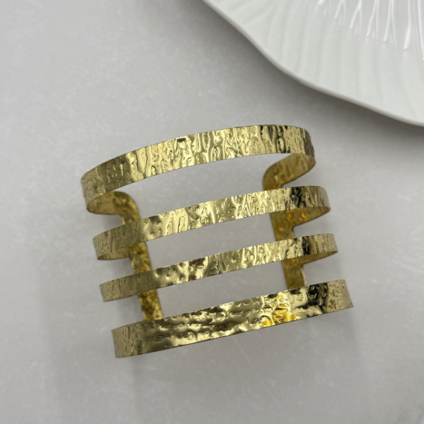 Fourfold Brass Bracelet Adjustable (Anti Tarnish)