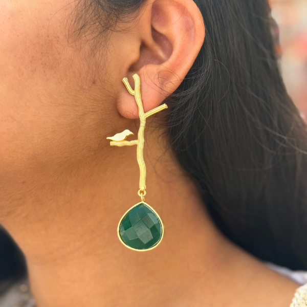 Bird on Tree Danglers