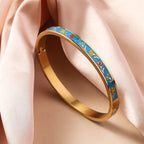 Enamel Statement Bracelet