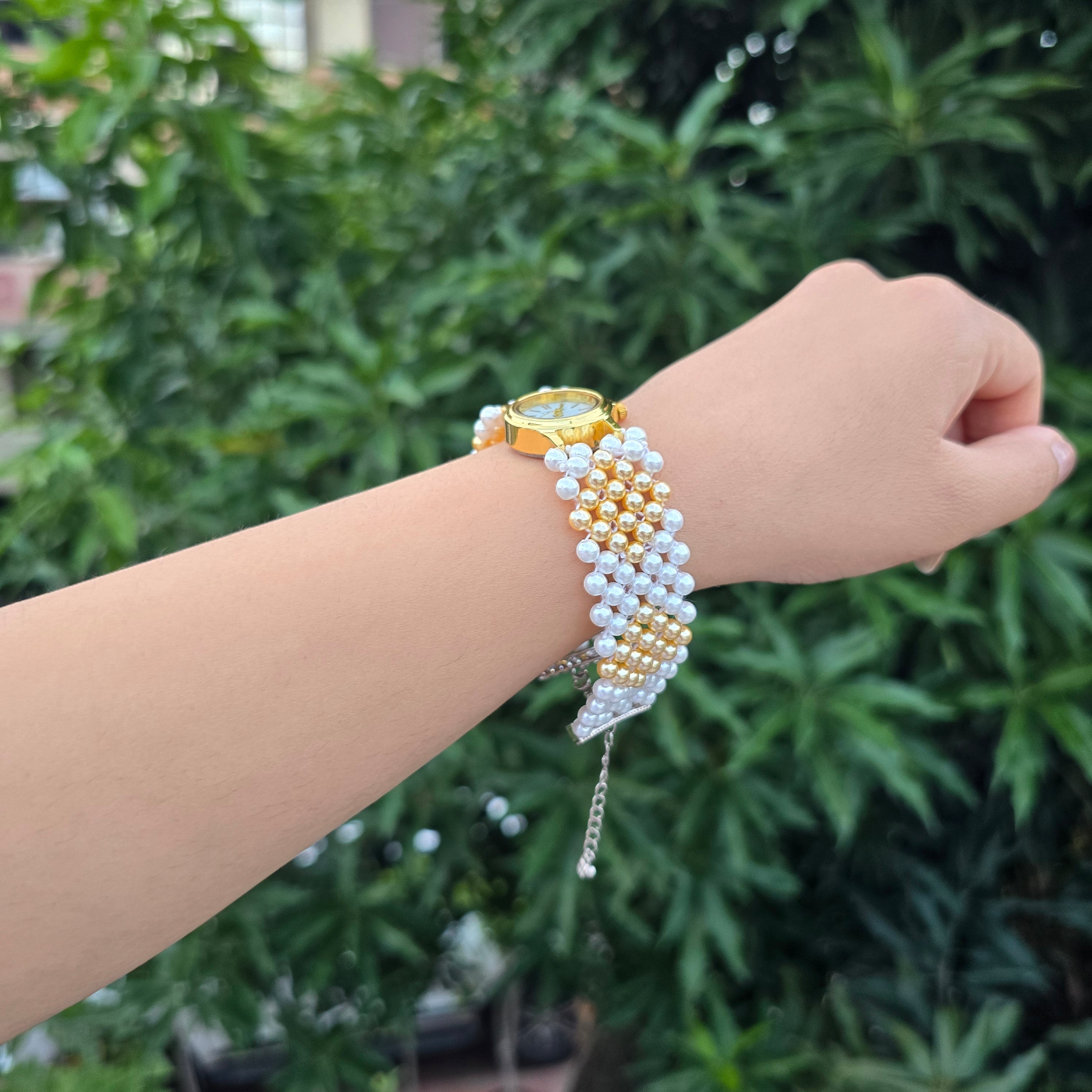Pearls Beaded Watch