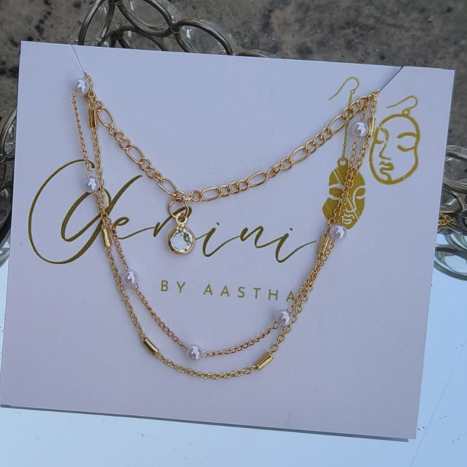 Multilayered Gold Necklace