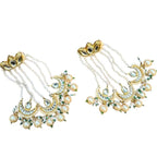 Pearl Elegance Chandbali Earrings