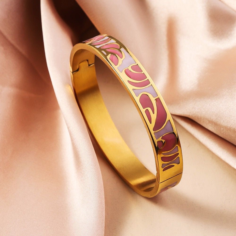 Enamel Statement Bracelet