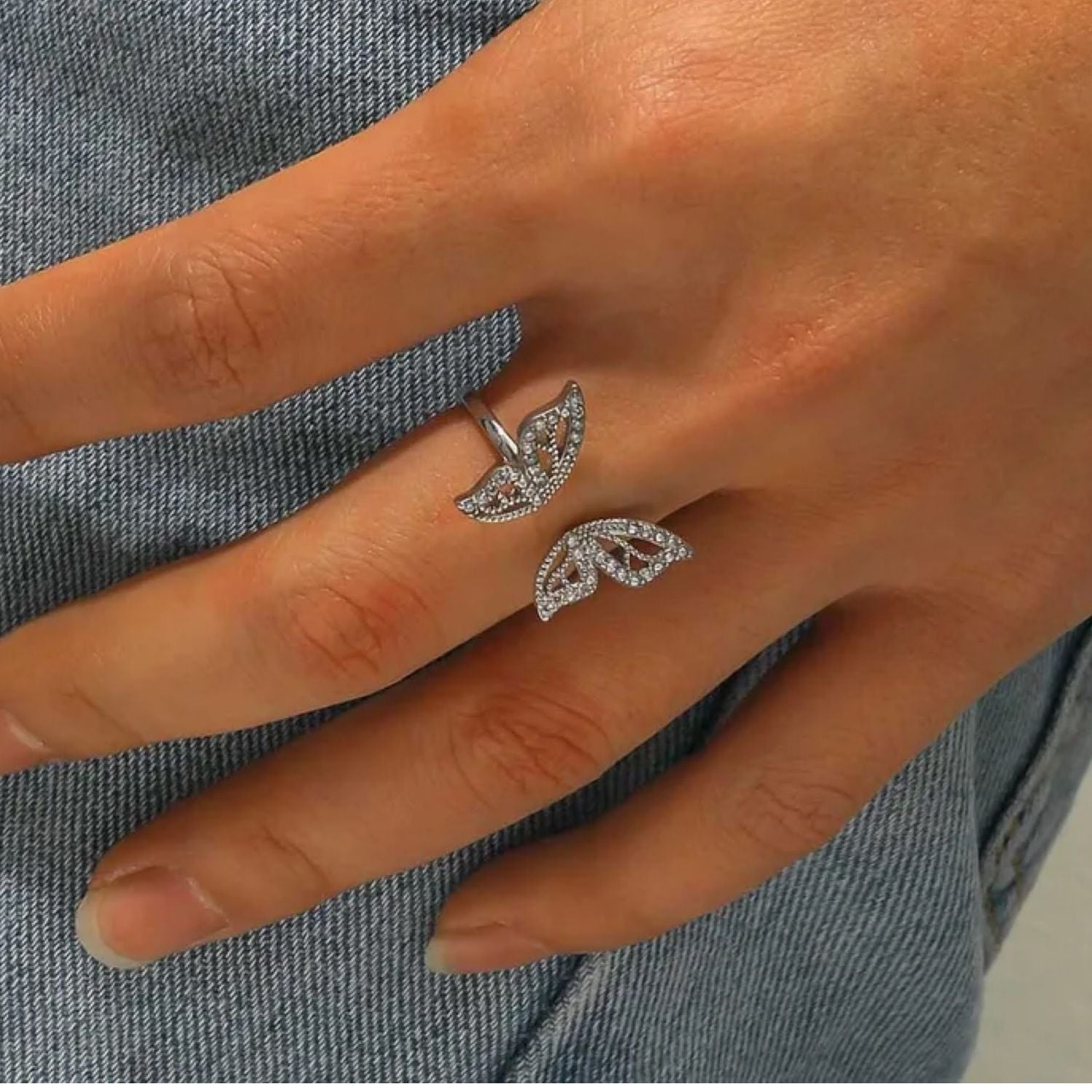 Open Butterfly Ring