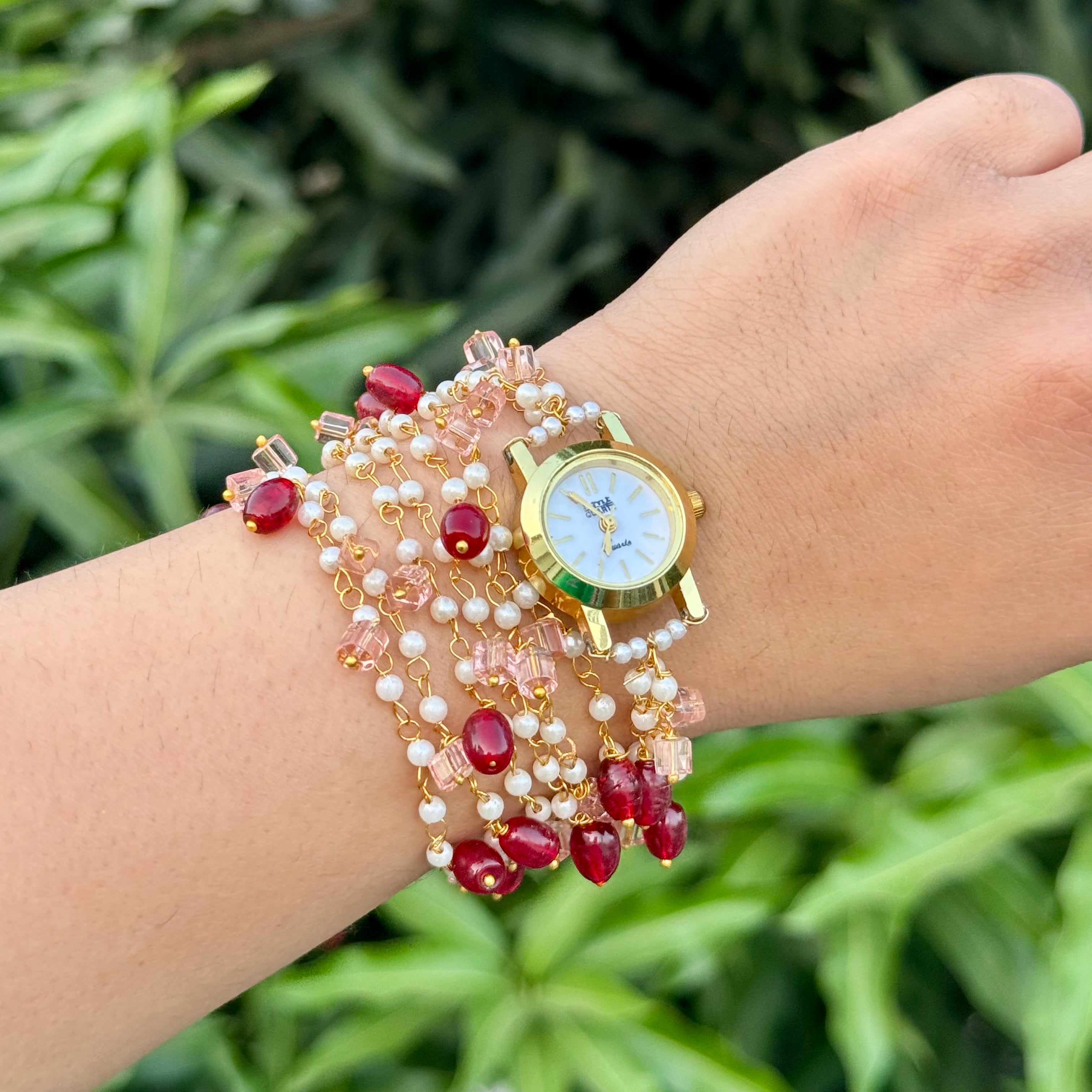 Two-way Wrap Around Watch - Red