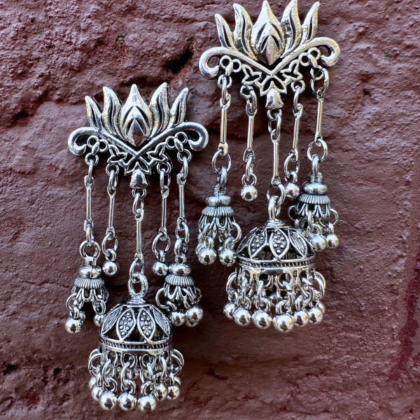 Lotus Hanging Earrings