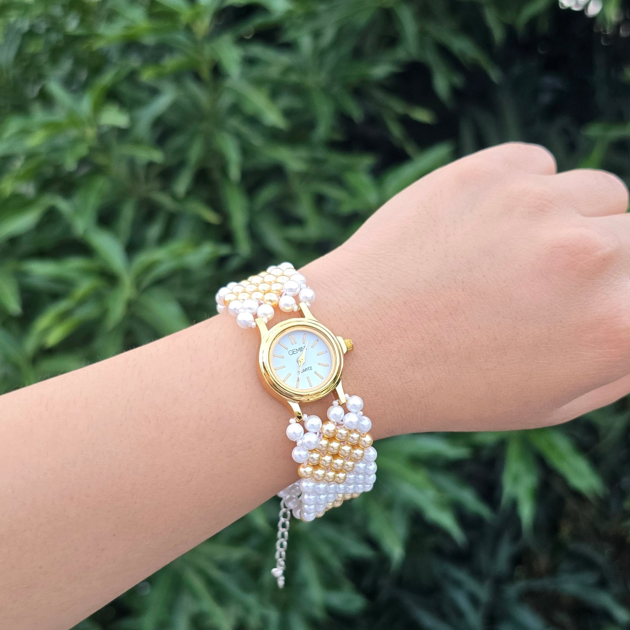 Pearls Beaded Watch