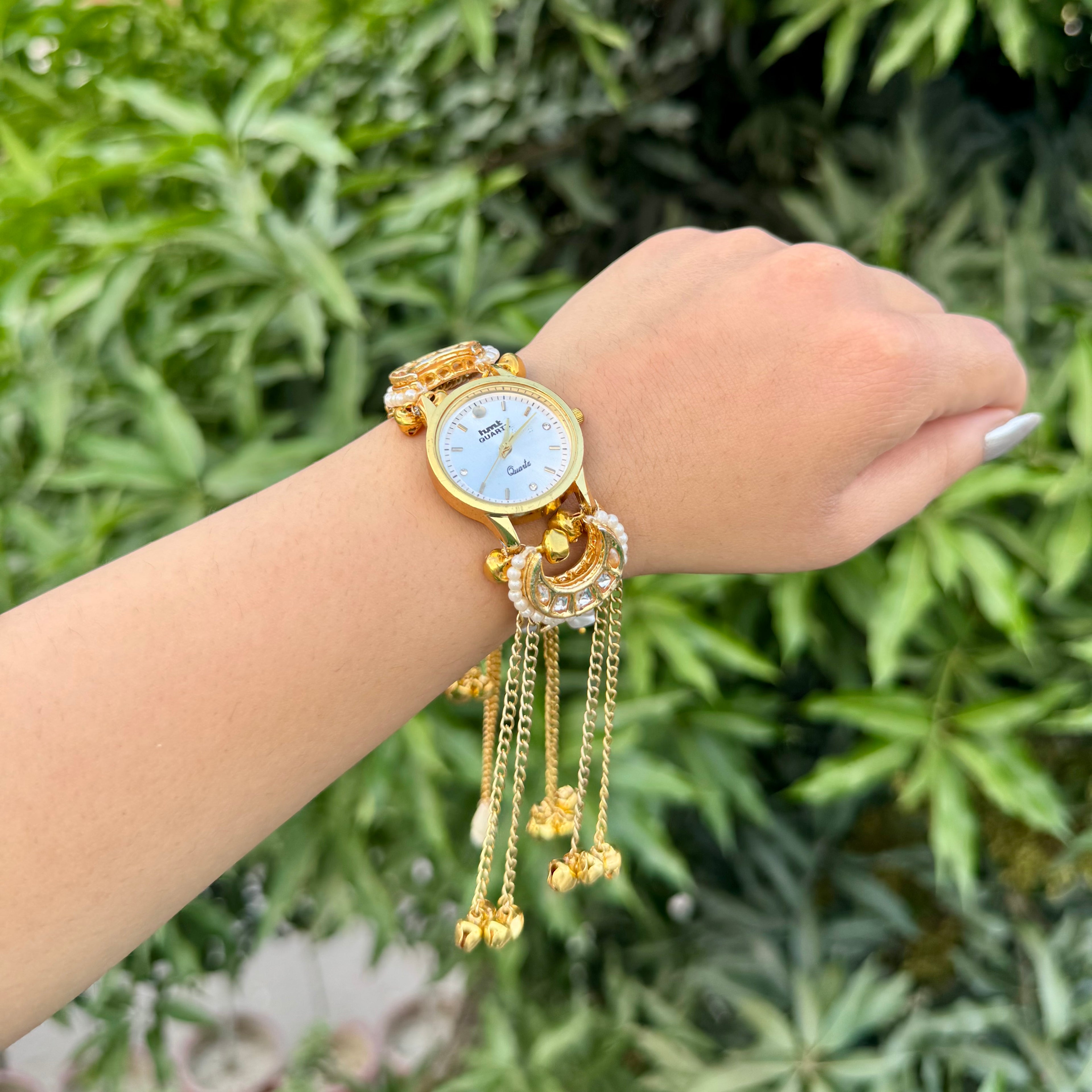 Chaand Kundan Kashmiri Watch