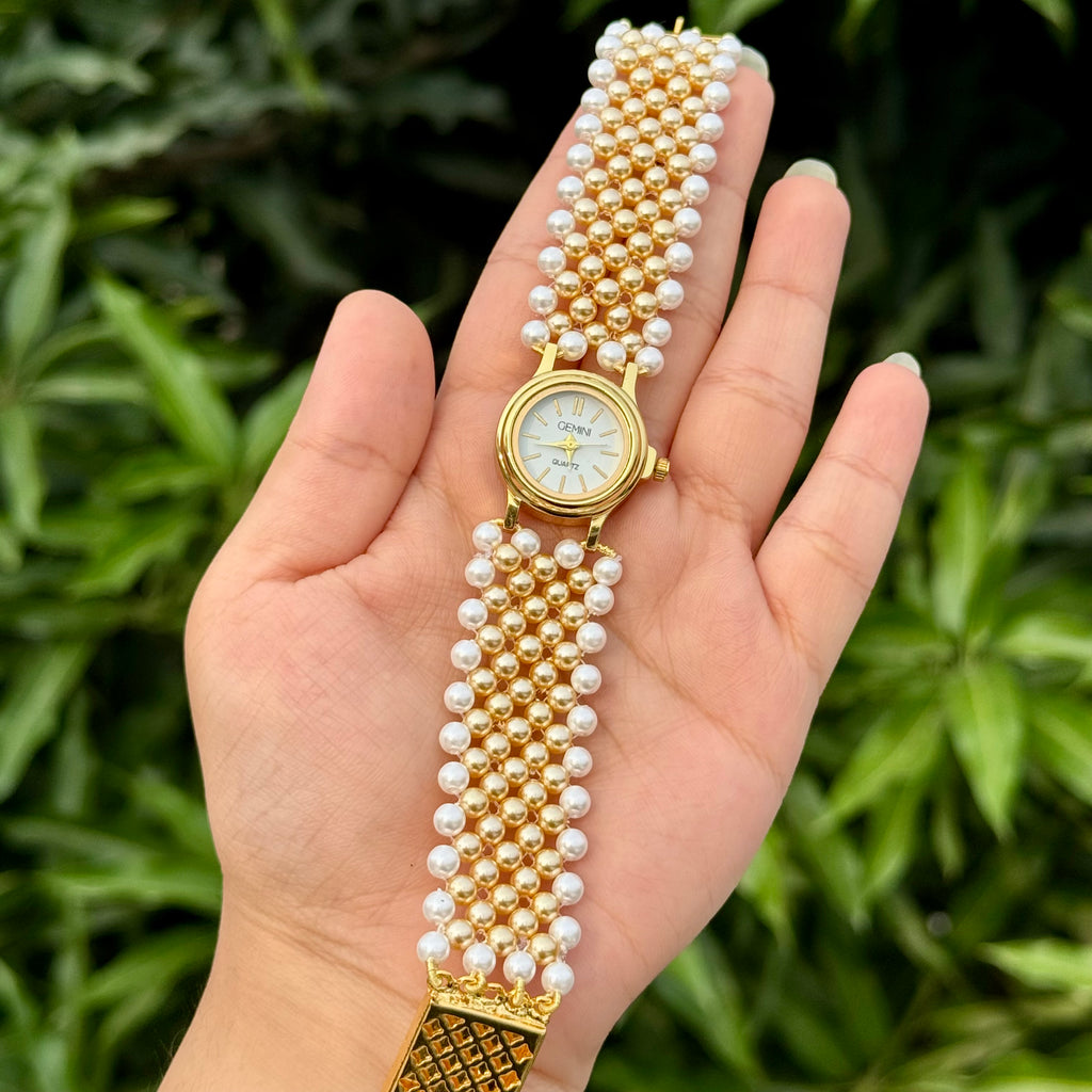 Pearls Beaded Watch