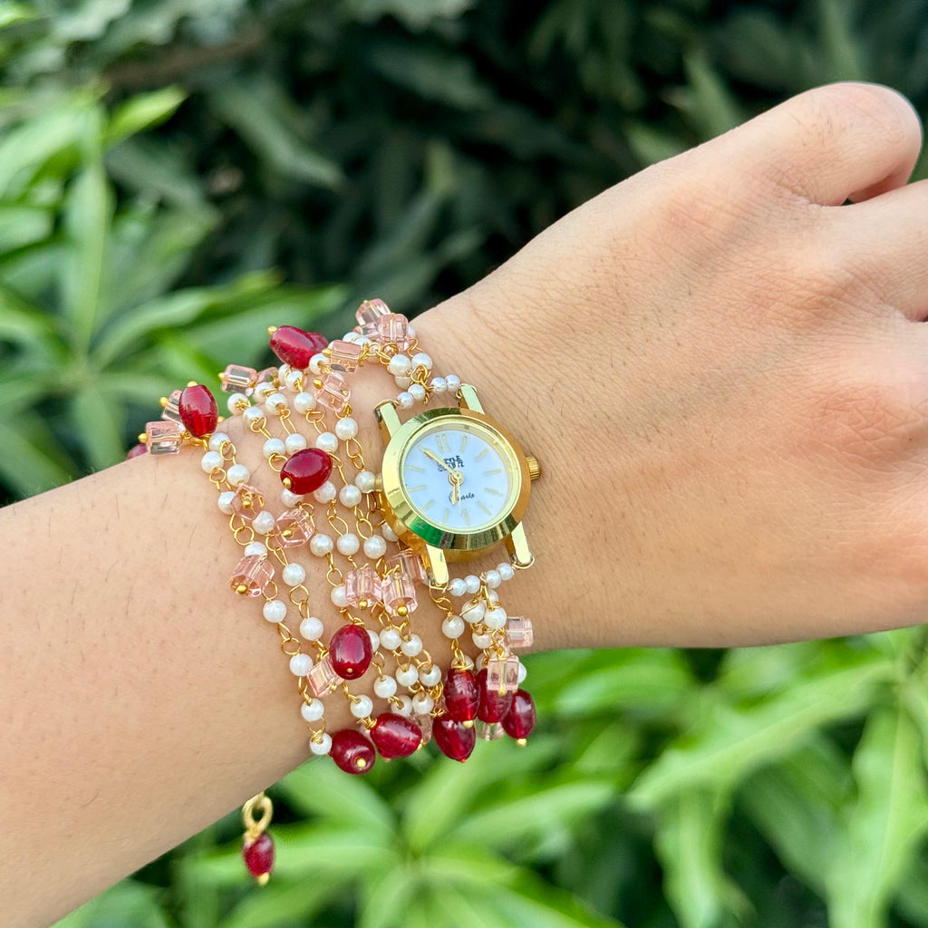 Two-way Wrap Around Watch - Red