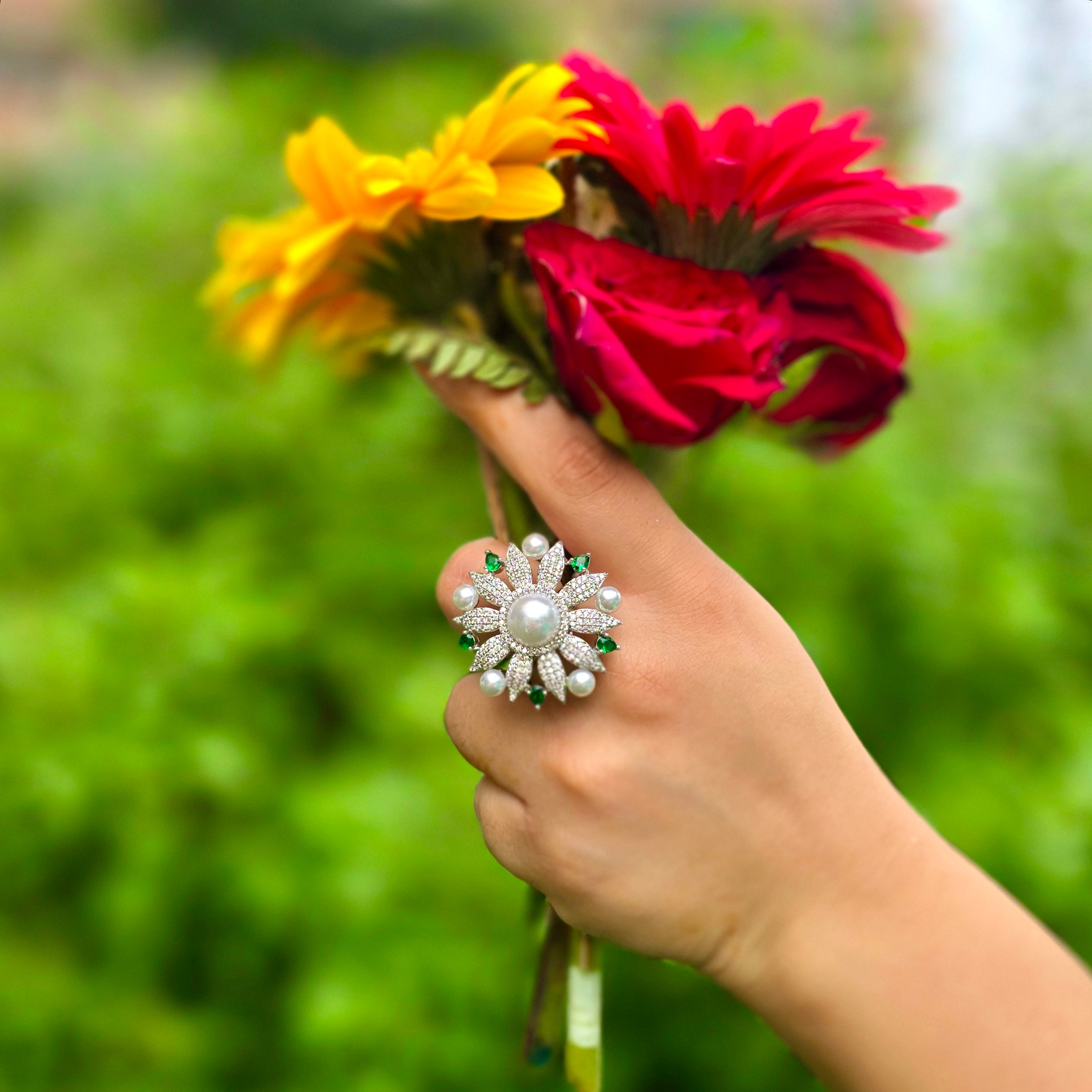 Aurah Ring - Green