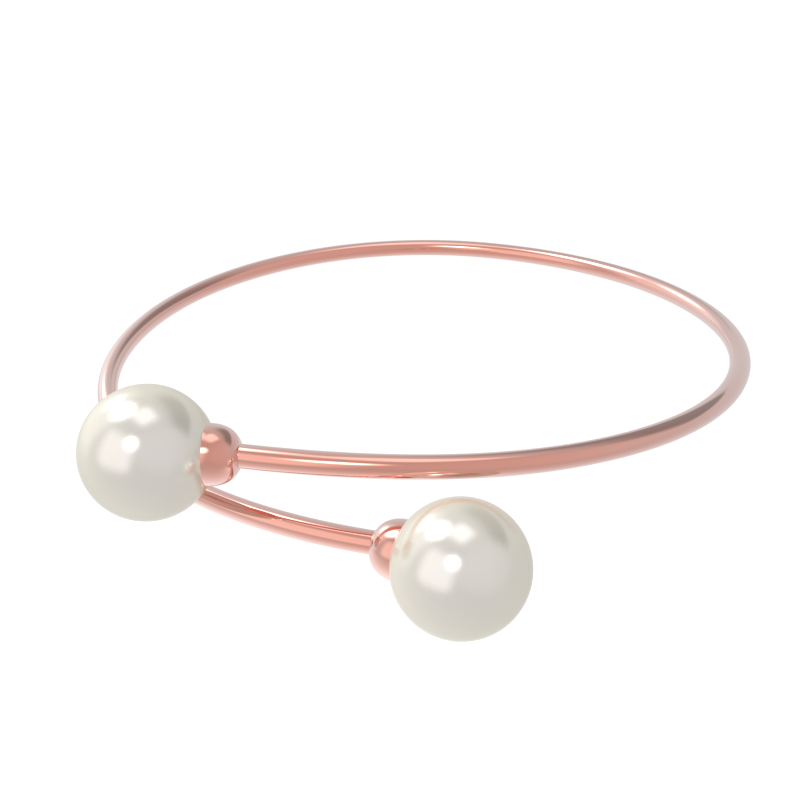 Pearl Statement Bangle