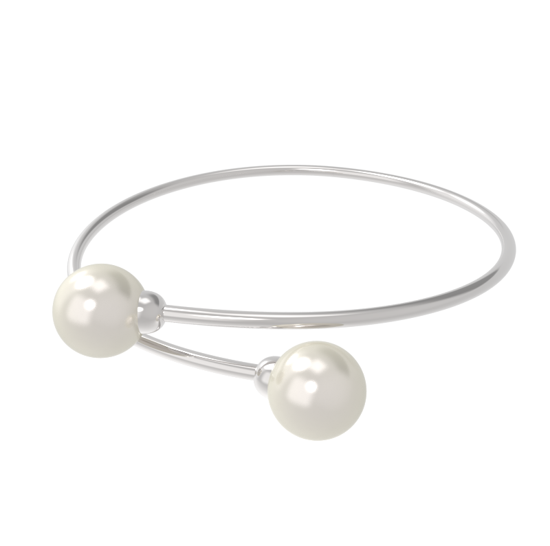 Pearl Statement Bangle