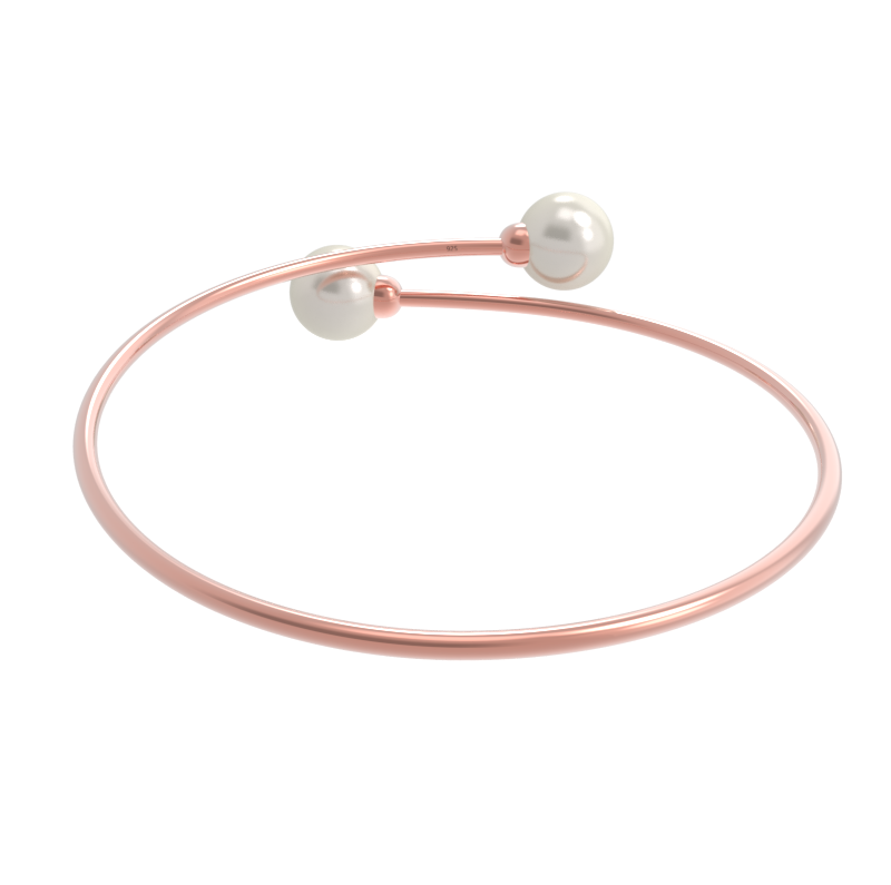 Pearl Statement Bangle