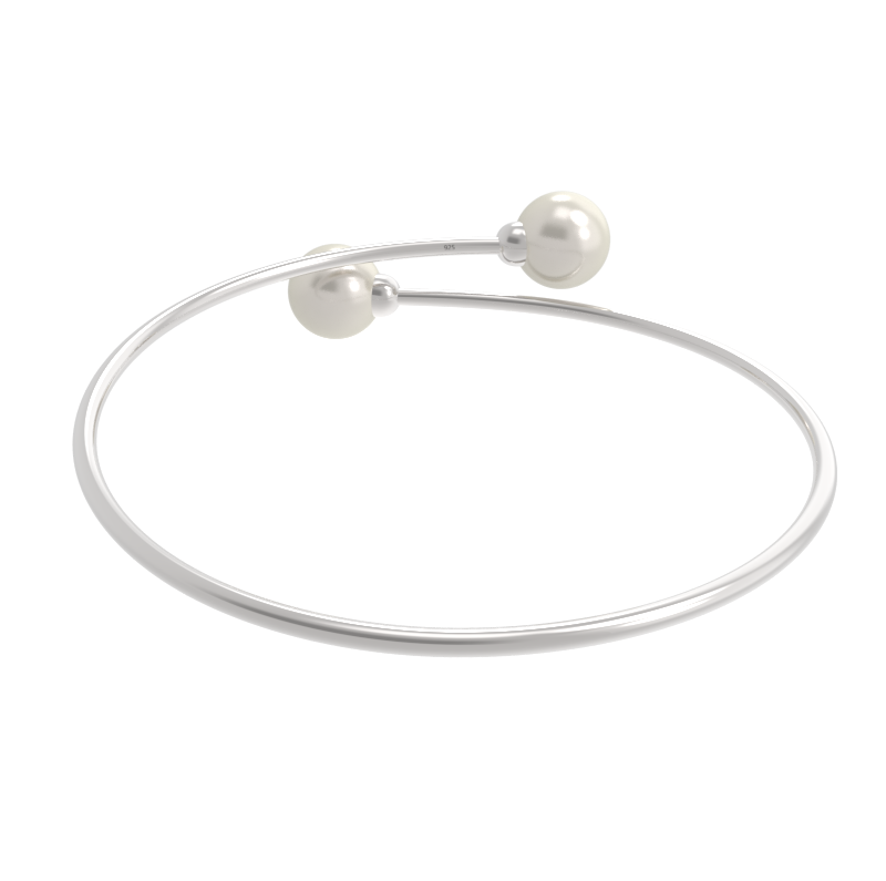 Pearl Statement Bangle