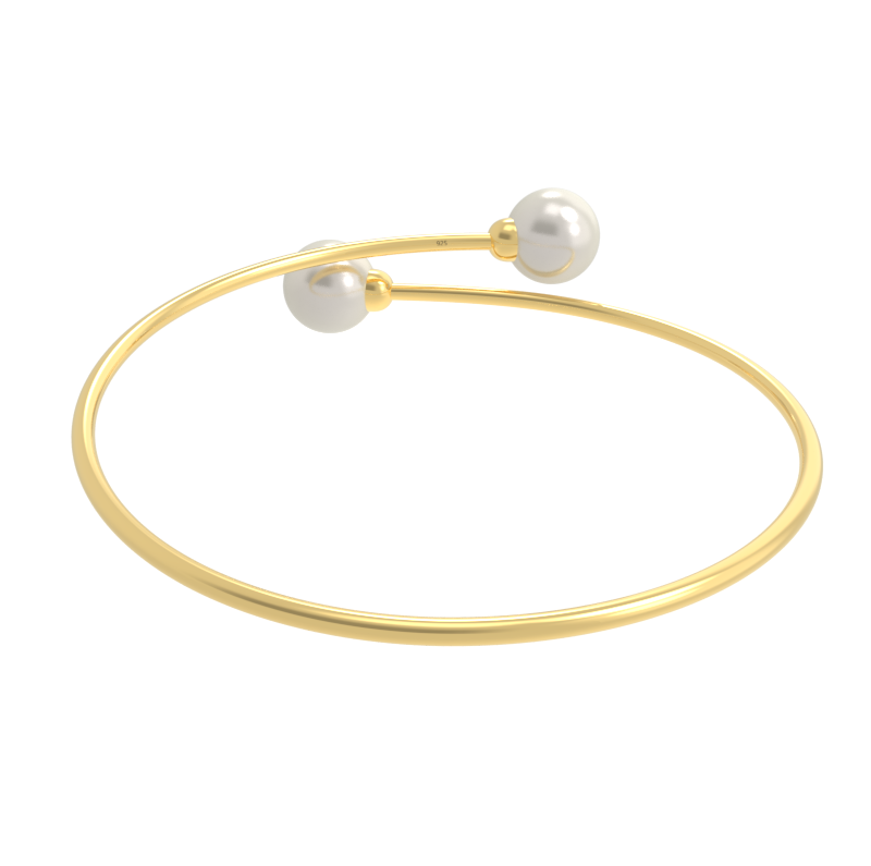 Pearl Statement Bangle