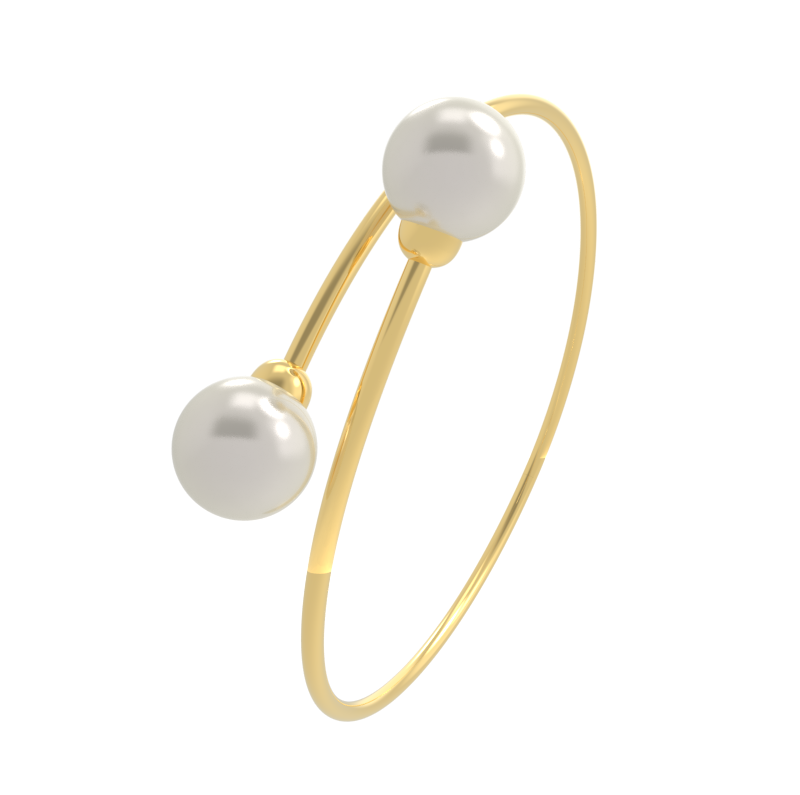 Pearl Statement Bangle