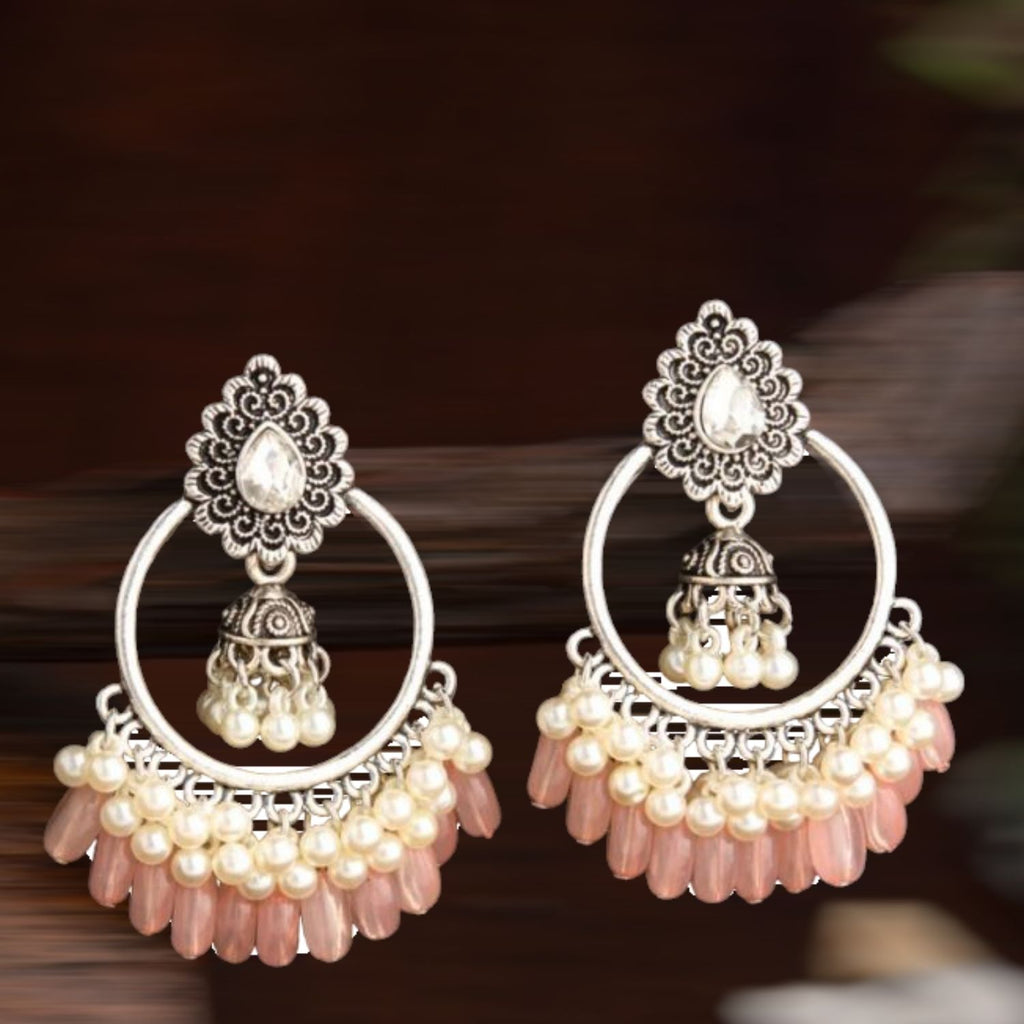 Antique Pearl Chandbali