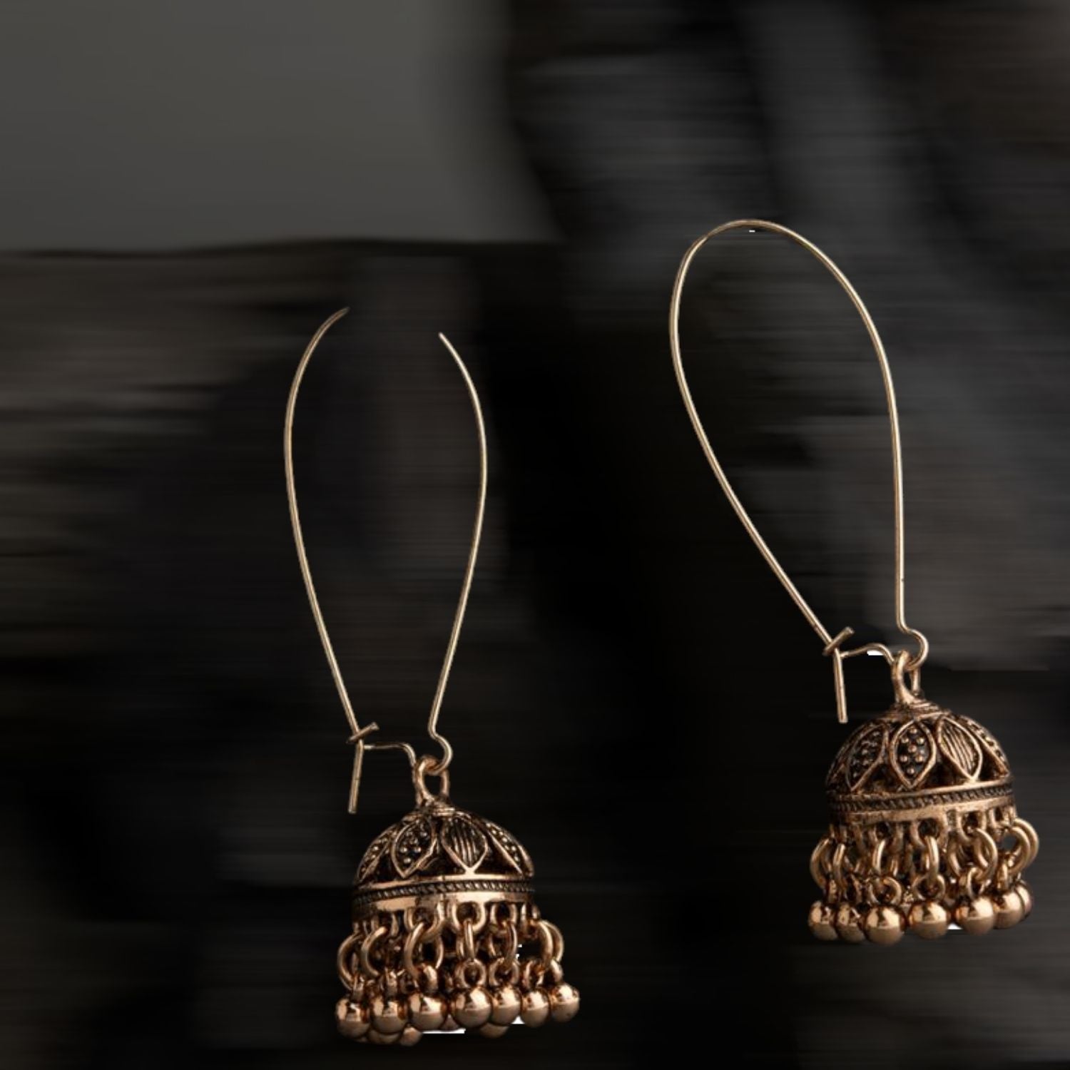 Long Jhumki Earrings