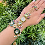 Meena Kundan Haathphool Watch