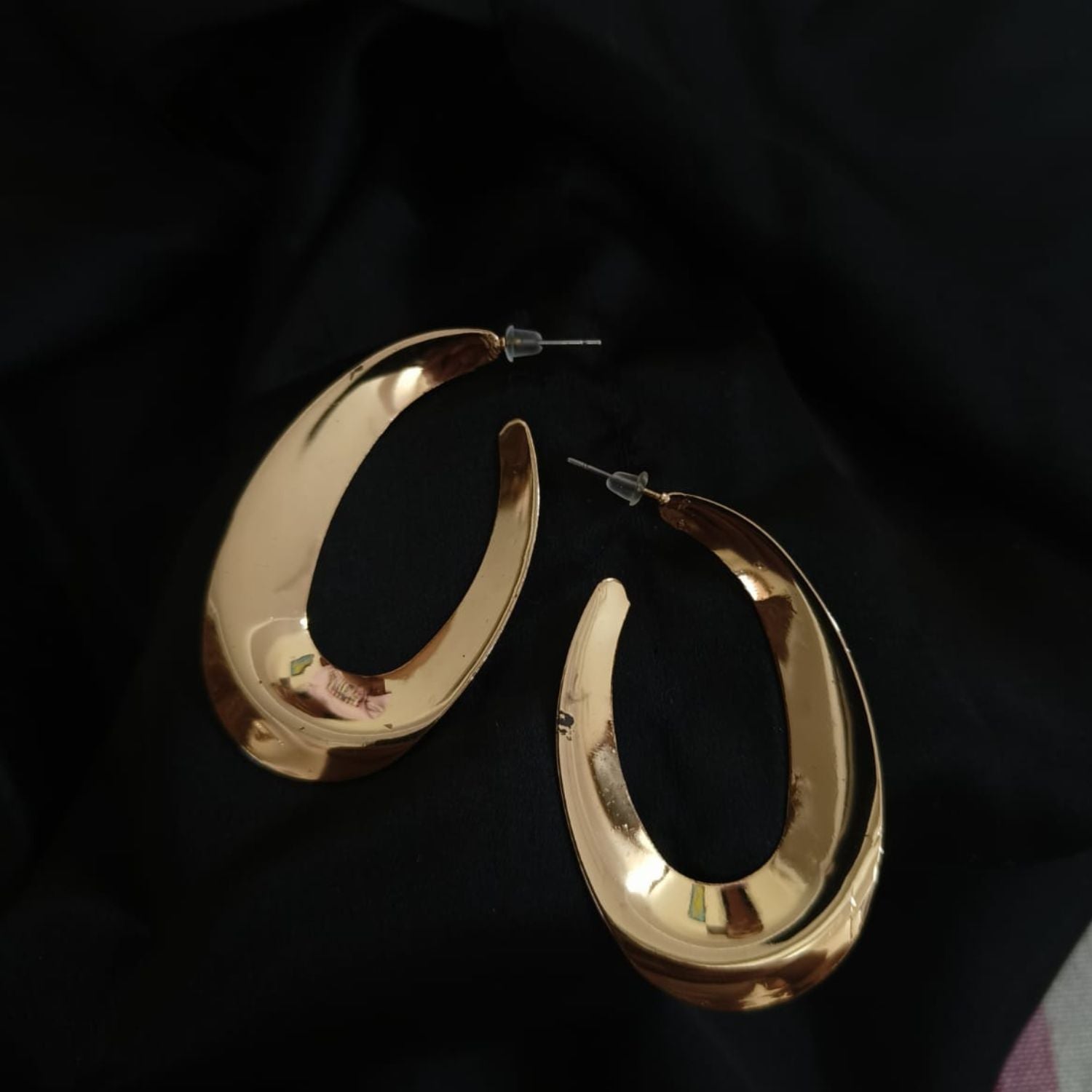 Oval Gold Hoops