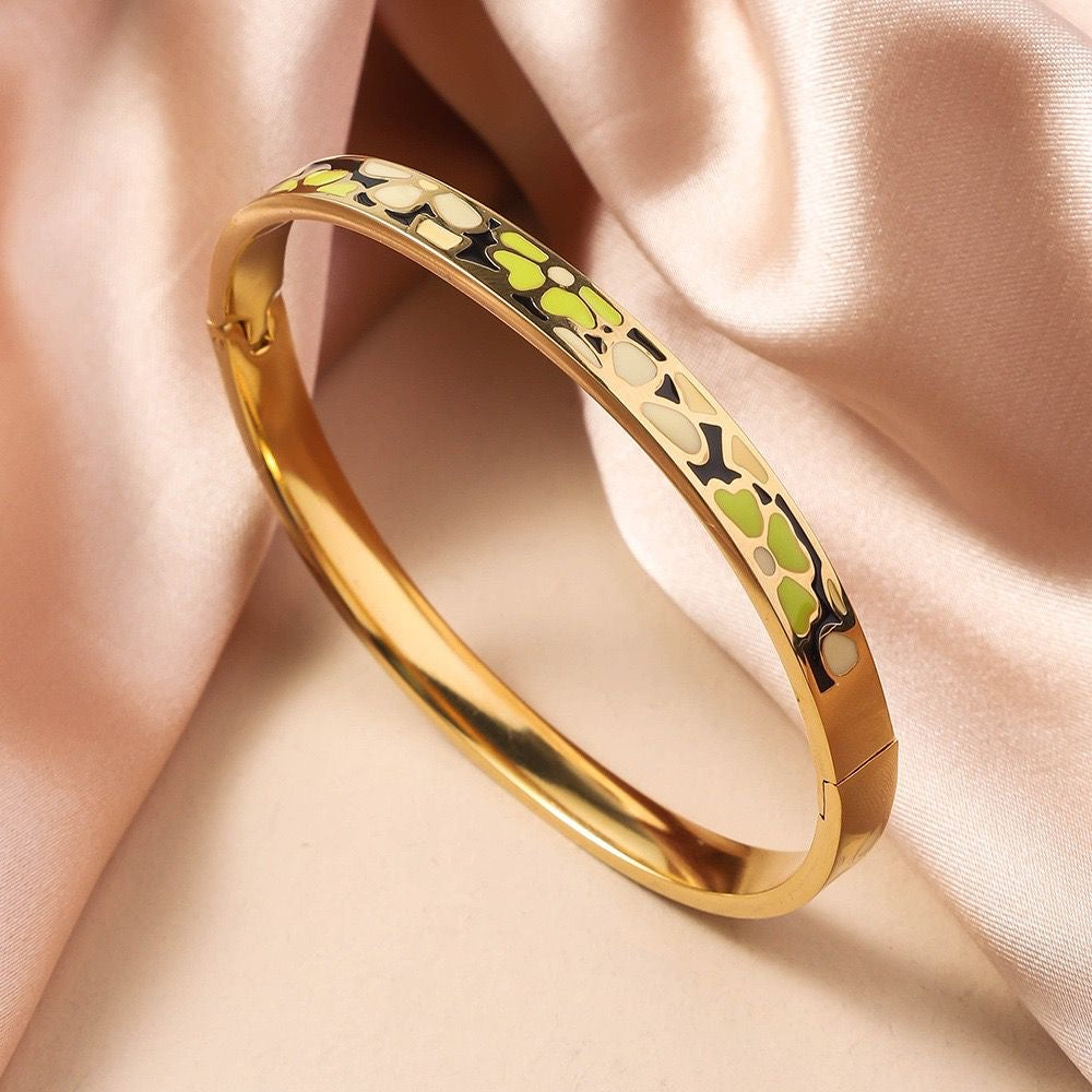 Enamel Statement Bracelet