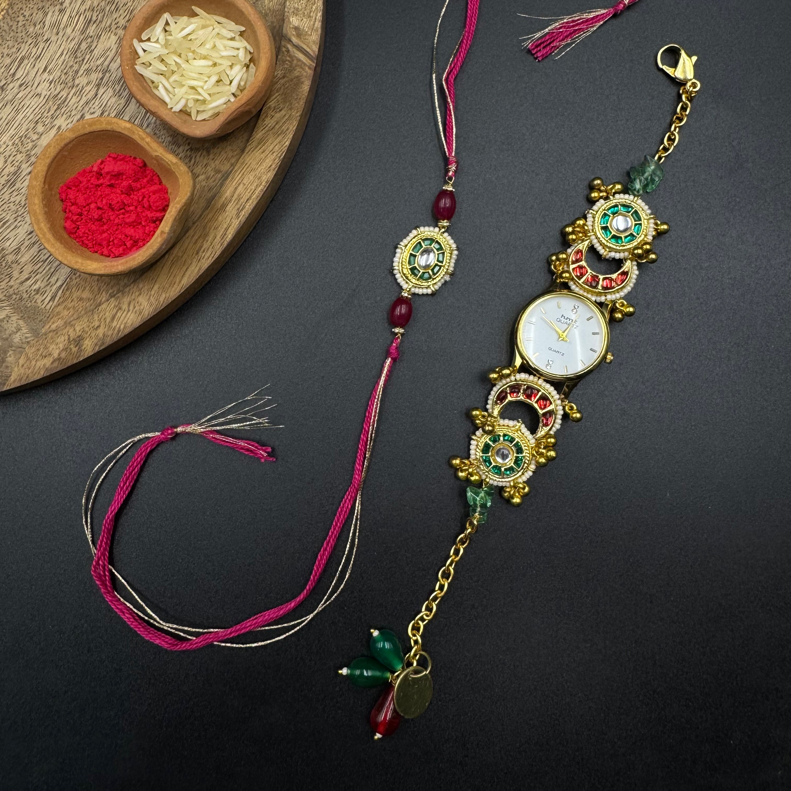 Ira Watch and Rakhi Combo